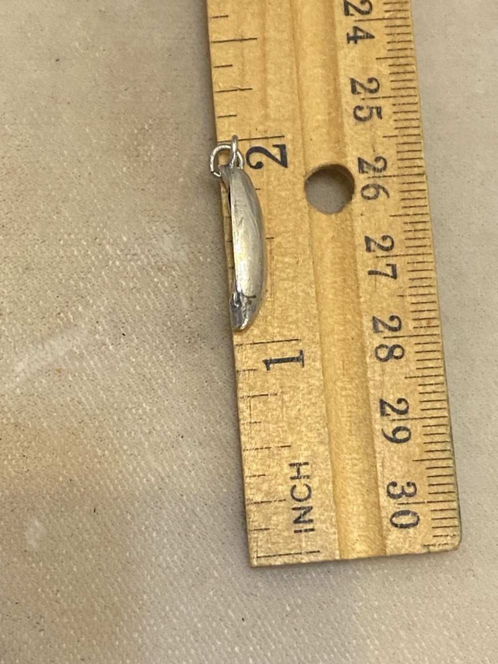 Vintage Silver Canoe Charm - Picture 5 of 7